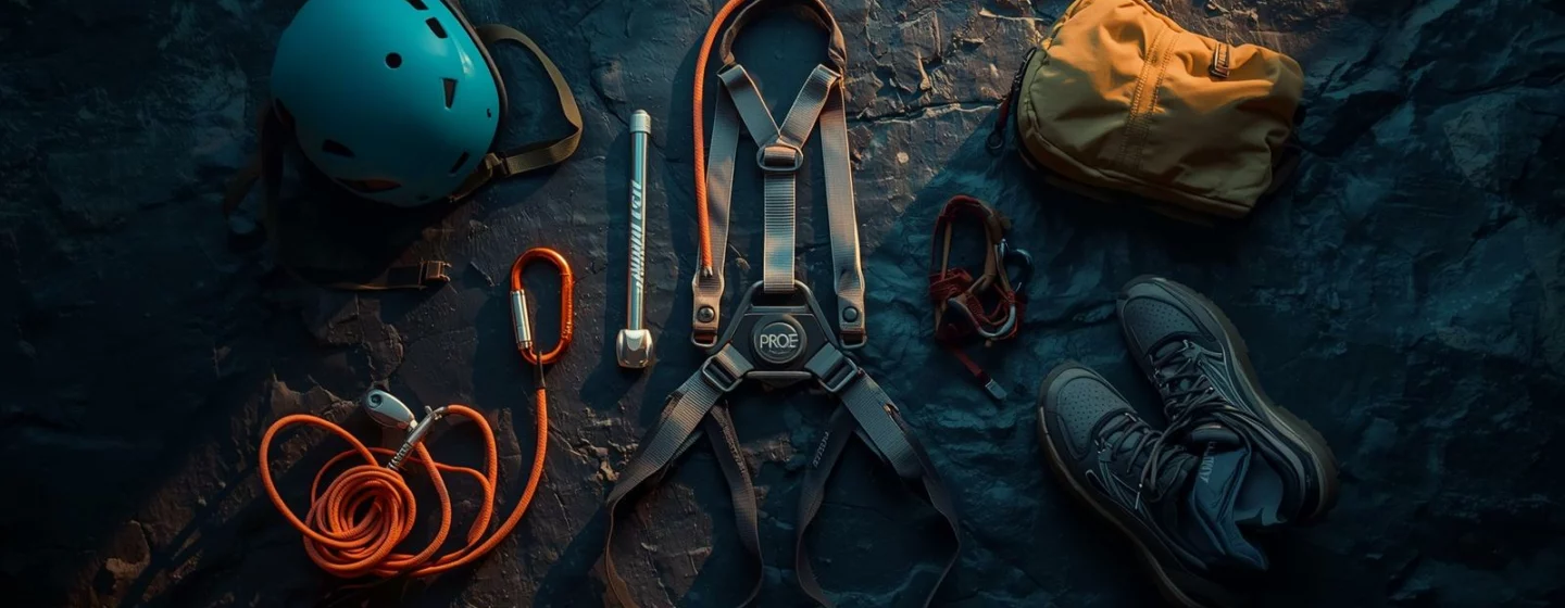 Équipement via ferrata 2026 - longe, baudrier et casque