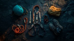 Équipement via ferrata 2026 - longe, baudrier et casque