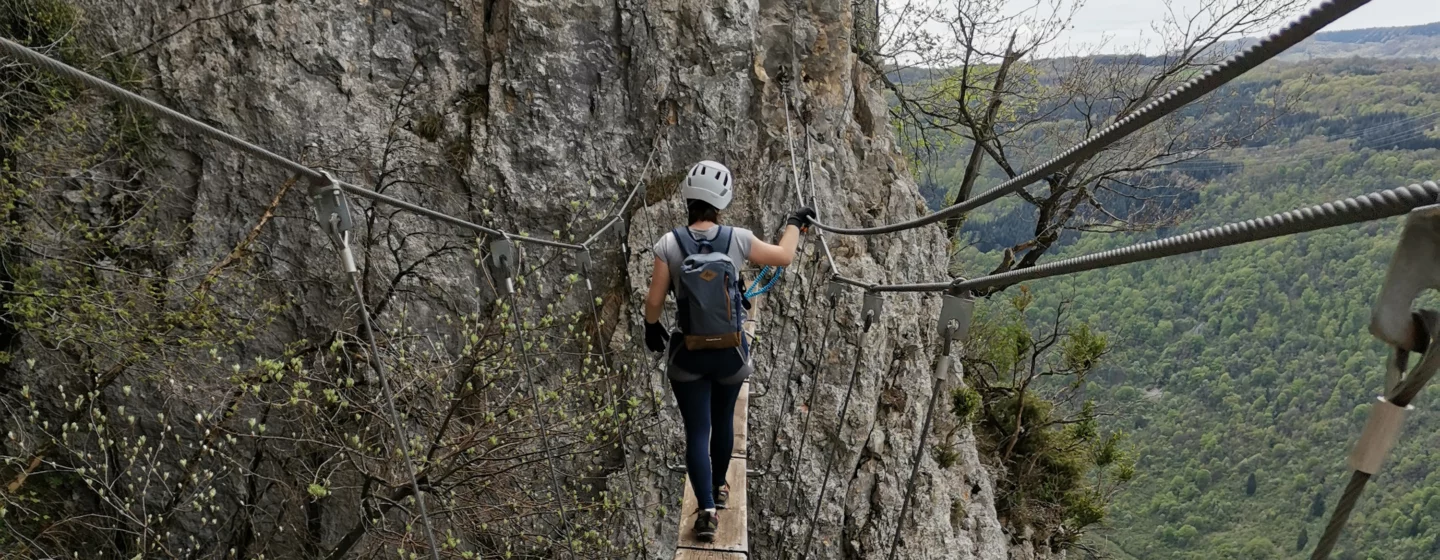 Via Ferrata La Guinguette · La Grotte, Hostiaz