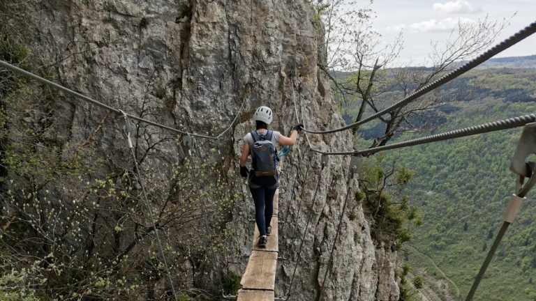 Via Ferrata La Guinguette · La Grotte, Hostiaz