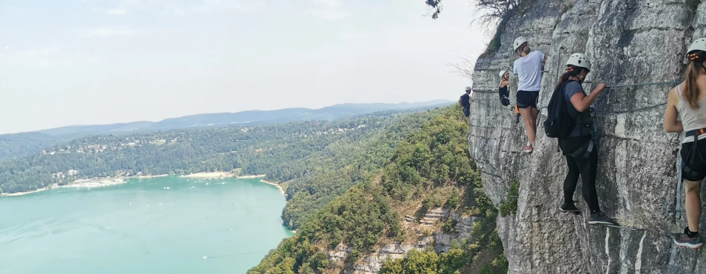Via Ferrata du Regardoir, Lac de Vouglans