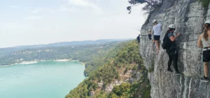 Via Ferrata du Regardoir - Lac de Vouglans, Jura