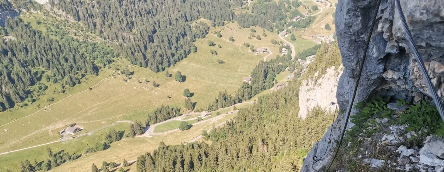 Via Ferrata Yves Pollet-Villard, La Clusaz