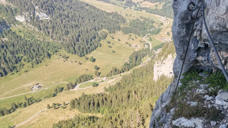Via Ferrata Yves Pollet-Villard, La Clusaz